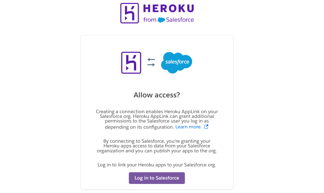 Heroku App Allow Access